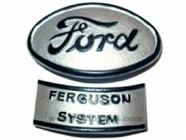 2 piece emblem set Ford 2N & 9N