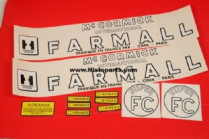 Decalset Farmall Super FC