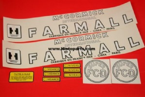 Decalset Farmall Super FCD
