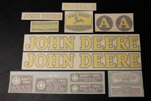 Decalset John Deere A 1939-46