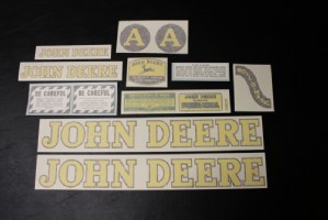 Decalset John Deere A, 1940-52