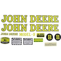 Decalset John Deere B 1939-46