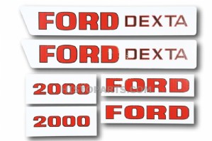 Bonnet decalset Ford 2000 Dexta
