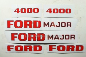 Bonnet decalset Ford 4000 Major