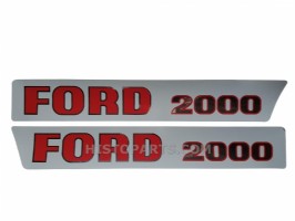 Bonnet decal set Ford 2000 (up to 1968)