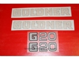 Bonnet decal set Güldner G20