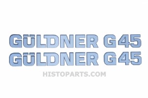 Bonnet decal set Güldner G45