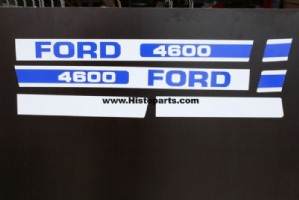 Ford 4600 bonnet decal set