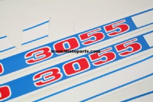 Ford 3055 bonnet decal set, 6 decals