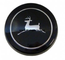 Steering wheel cap with logo