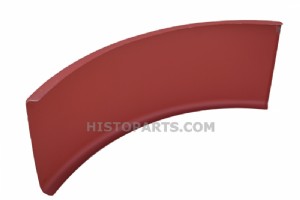 Half round top section only, International 23 and 33 series fender