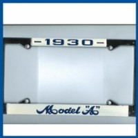 Licence plate frame. 1930 A-Ford