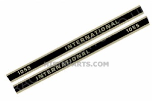 International 1055. Bonnet Decal set