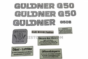 Decal Set Guldner G50