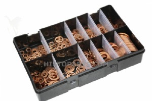 Imperial Copper Washer Assortment Box (800 Pcs)