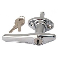 Door handle with lock. A-Ford