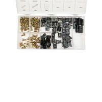 Slotted screw and U-Clip assortment box